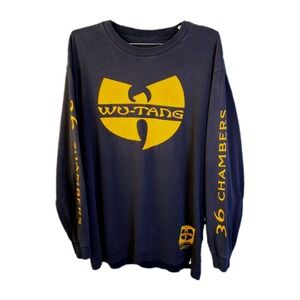 Wu-Tang Mitchell & Ness 36 Chambers Men's Large Gray T Shirt Limited Edition